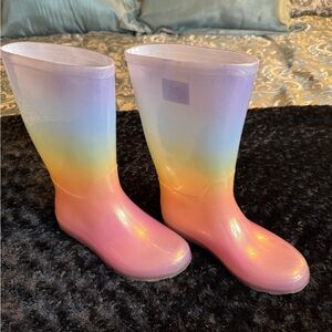 Cat & Jack Kids Rainbow Rain Boots